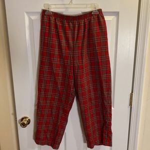 Vintage Tartan Boot Cut Pants